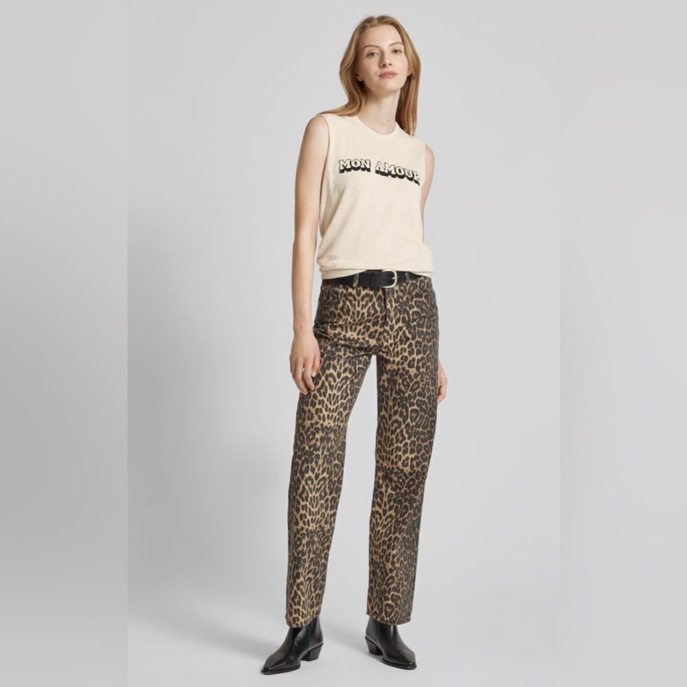 Zadig & Voltaire Nida Mon Amour Sweater vest in cream top Large - Picture 13 of 13